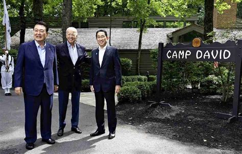 US, Japan and South Korea agree to expand security and economic ties at historic Camp David summit
